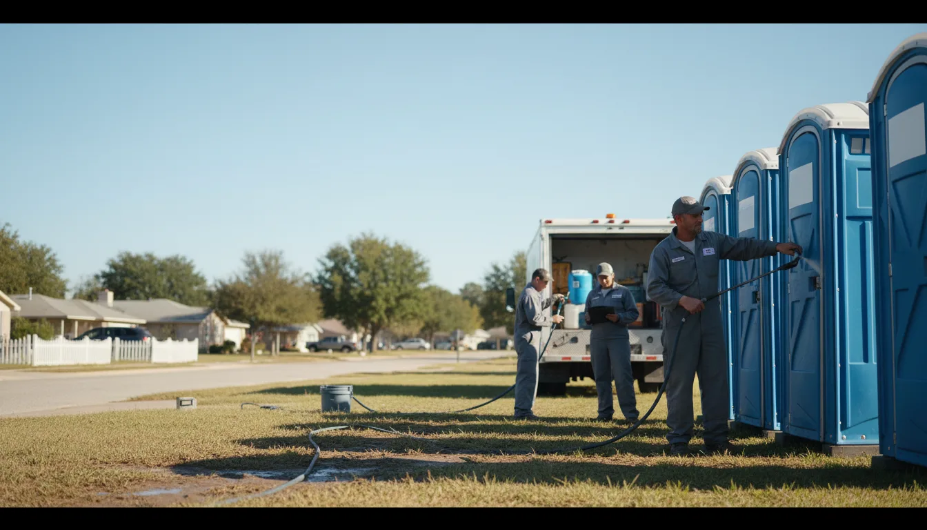 Long-Term Portable Toilet Rental in Pine Prairie, LA near me